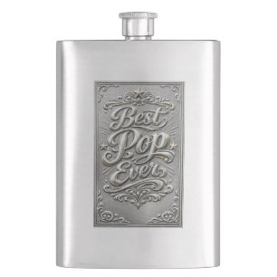 Father's Day 8 oz Stainless Steel Flask