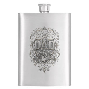 Father's Day 8 oz Stainless Steel Flask