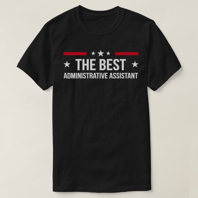 Fathers Day Administrative assistant Cool Administ T-Shirt (Design Front)