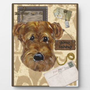 FATHER'S DAY AIREDALE PLAQUE