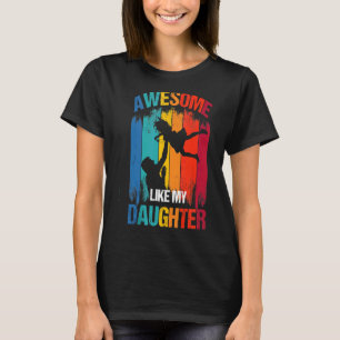 Father's Day Awesome Like My Daughter Vintage Styl T-Shirt