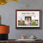 Father's Day Awesome Papa Ever Wood Photo Plaque<br><div class="desc">Happy Father's Day wood photo plaque for the most awesome papa ever! The template is ready for you to add 3 of your favourite photos and the wording is fully editable. It currently reads "happy father's day to the most awesome papa ever .. we love you .. [children's name(s)] .....</div>