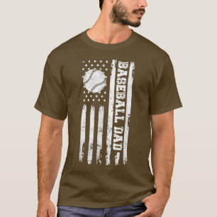 Fathers Day Baseball Dad Gifts Dad Men Kids Baseba T-Shirt