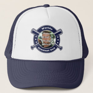 Fathers Day Baseball Themed Customised Trucker Hat