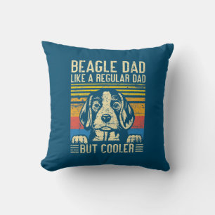 Father's Day   Beagle Dog Dad Cushion