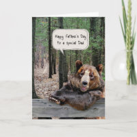 Father's Day Bear In a Forest