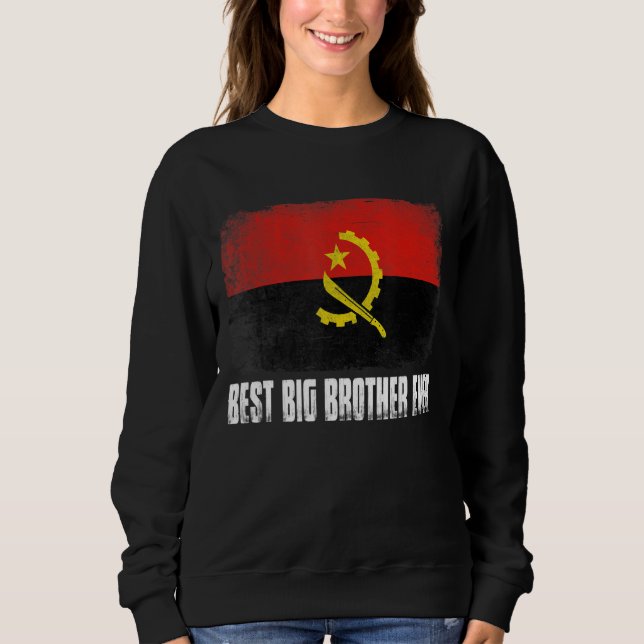 Father's Day Best Big Brother Ever Distressed Ango Sweatshirt (Front)