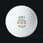 Fathers Day Best Bonus Golfing Birthday Dad Ever Golf Balls<br><div class="desc">Fathers Day Best Bonus Golfing Birthday Dad Ever Golf Balls</div>
