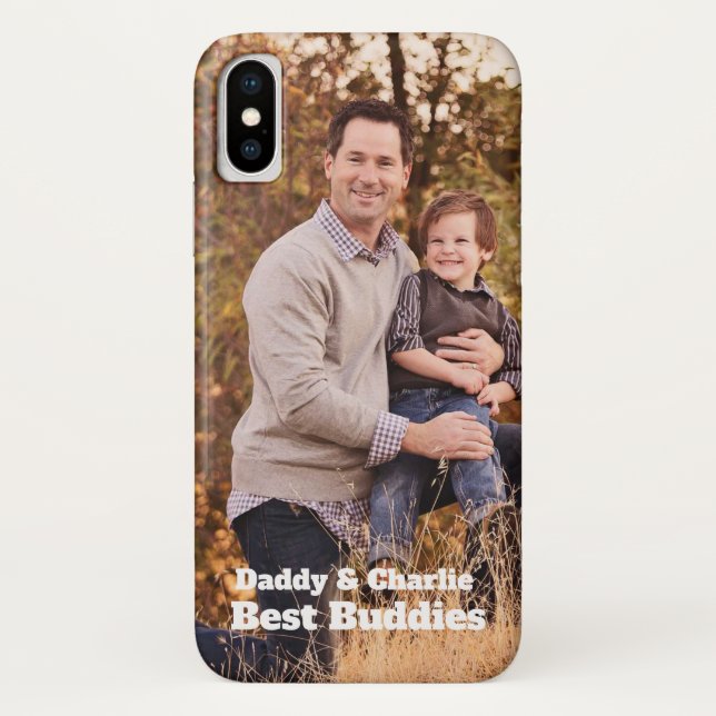 Fathers Day Best Buddies Photograph Case-Mate iPhone Case (Back)