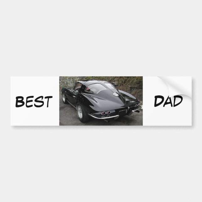 Father's Day Best Dad Bumper Sticker (Front)