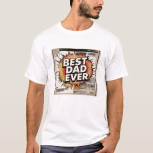 Father's Day Best Dad Ever Customised T-Shirt