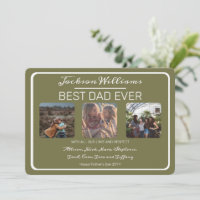 Fathers Day Best Dad Ever Olive Three Photo