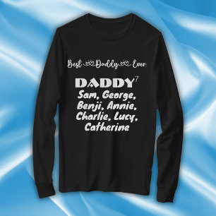 Fathers Day Best Dad Ever typography   T-Shirt