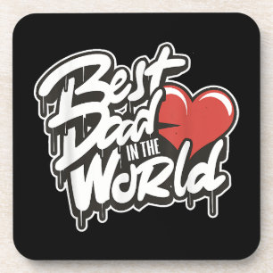 Father's Day Best Dad In The World Coaster