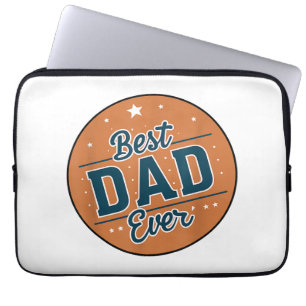 Father's Day Best Dad In The World Laptop Sleeve