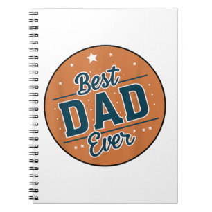 Father's Day Best Dad In The World Notebook