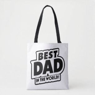 Father's Day Best Dad In The World Tote Bag