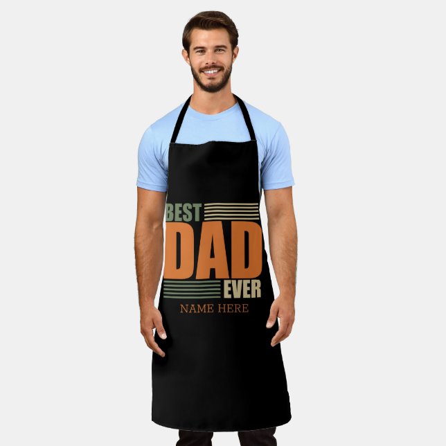 fathers day best dad personalised gift ideas  apron (Worn)