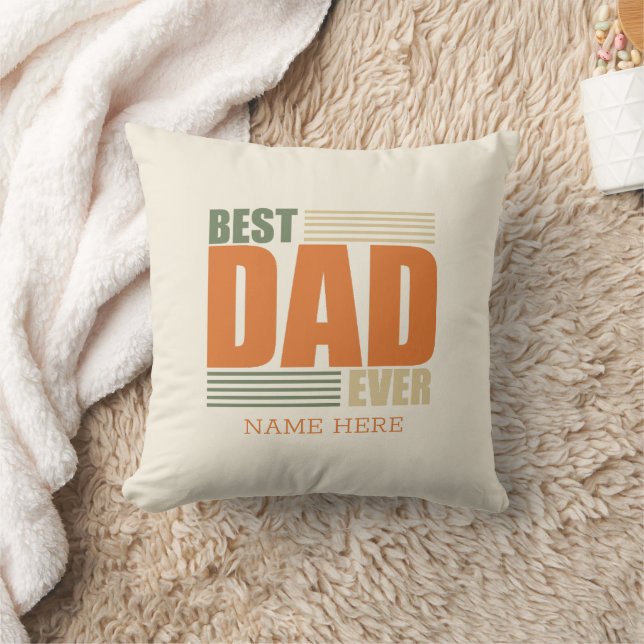 fathers day best dad personalised gift ideas  cushion (Blanket)