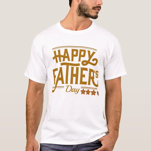 Father's Day Best Dad T-Shirt (Front)