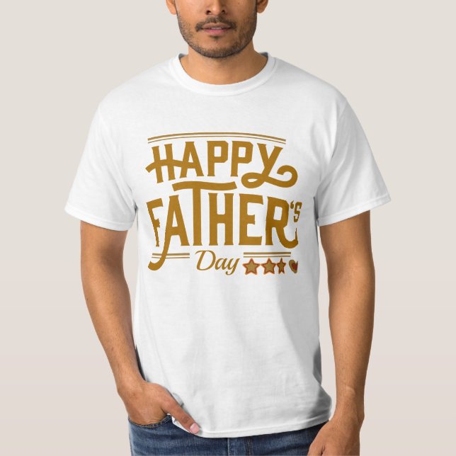 Father's Day Best Dad T-Shirt (Front)