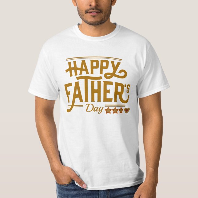 Father's Day Best Dad T-Shirt (Front)