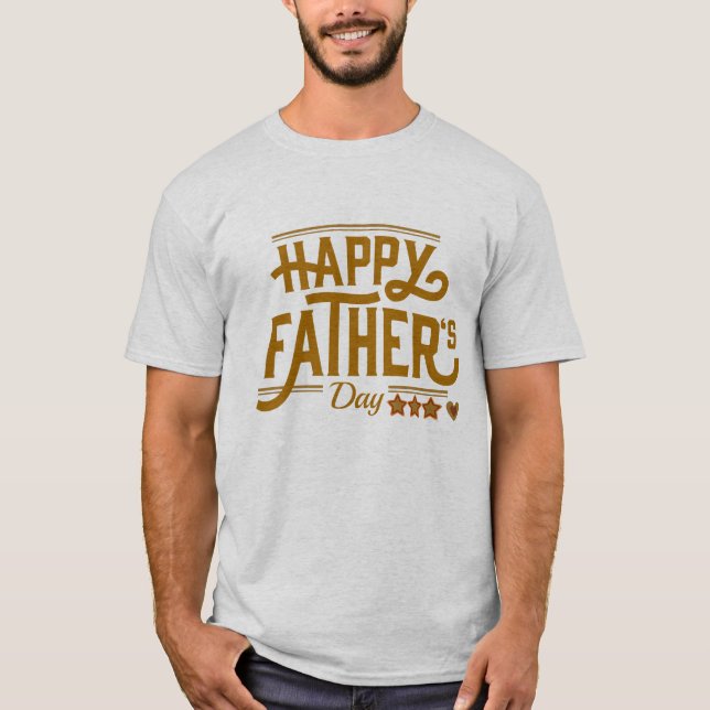 Father's Day Best Dad T-Shirt (Front)