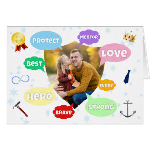 Fathers Day Best Dad Word Clouds King Crown Love