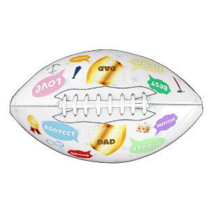 Fathers Day Best Dad Word Clouds King Crown Love Football