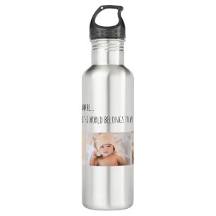 Father's Day Best Daddy 3 Photo Customise 710 Ml Water Bottle