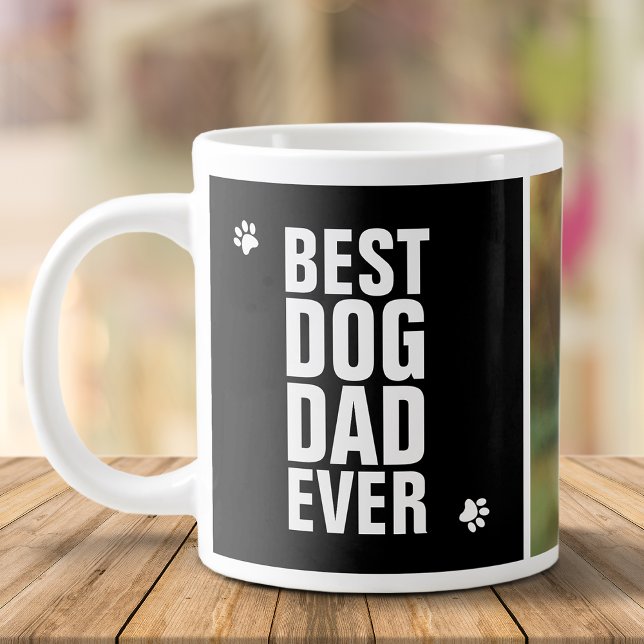 Fathers Day Best Dog Dad Ever Photo Large Coffee Mug (Creator Uploaded)
