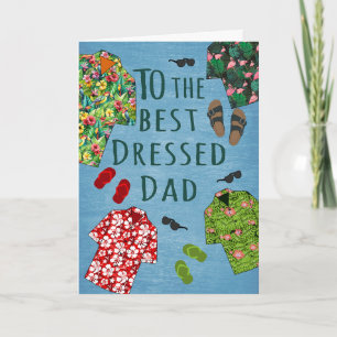 Fathers Day Best Dressed Dad Card