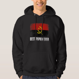 Father's Day Best Papaw Ever Distressed Angola Fla Hoodie