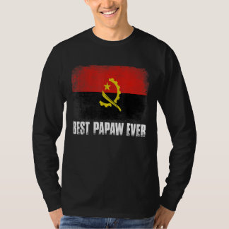 Father's Day Best Papaw Ever Distressed Angola Fla T-Shirt