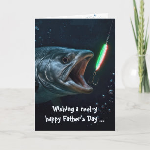 Father's Day Big Fish with Neon Lure Card