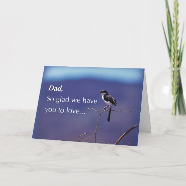 Father's Day Bird in Tree Card (Front)