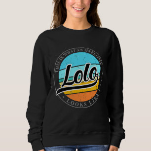 Father's Day Birthday gift for Lolo Filipino Pinoy Sweatshirt