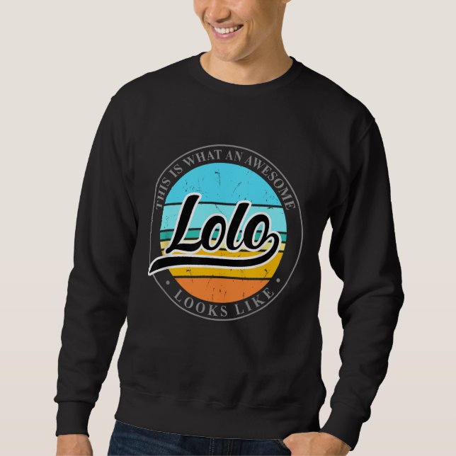 Father's Day Birthday gift for Lolo Filipino Pinoy Sweatshirt (Front)