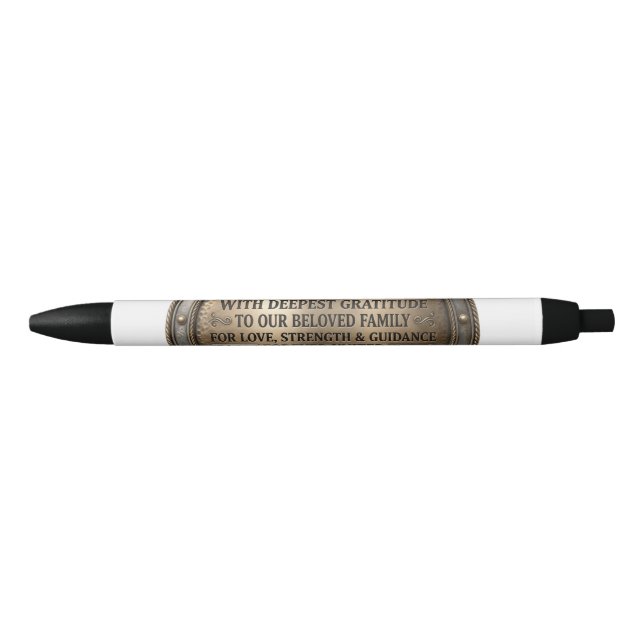Father's Day Black Ink Pen (Front)