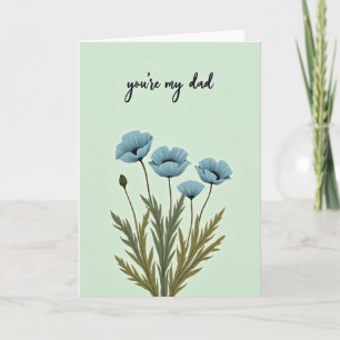 Fathers Day Blooms Art Card