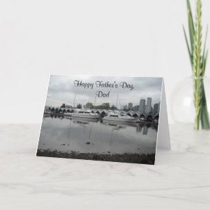 Father's Day Boating Scene Card