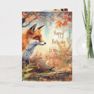 Father's Day Brother Proud of Animal Nature Card
