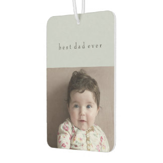 Father's Day Car Decorations 2 Photos Custom Name Air Freshener