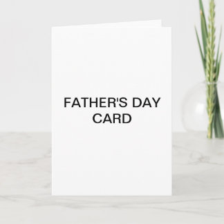 FATHER'S DAY CARD