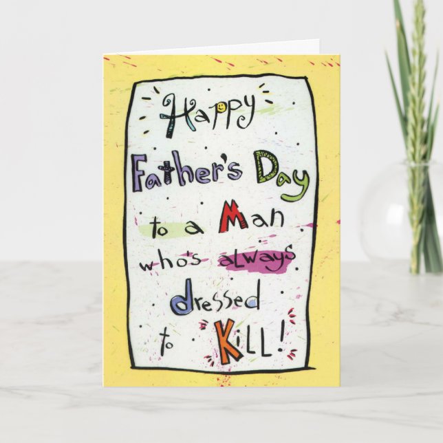 Father's day card (Front)