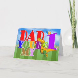 Father's Day Card cute Dragon