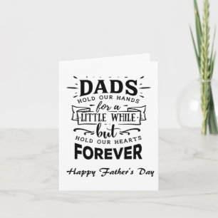 Father's Day Card - Dads Hold Our Hands