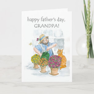 Father's Day Card for a Grandfather - Gardener