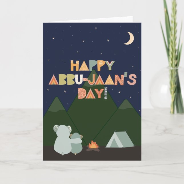 Father's Day Card for Abbu-Jaan (Front)