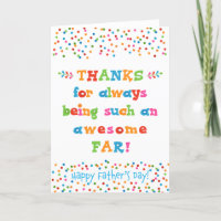 Father's Day Card for Far